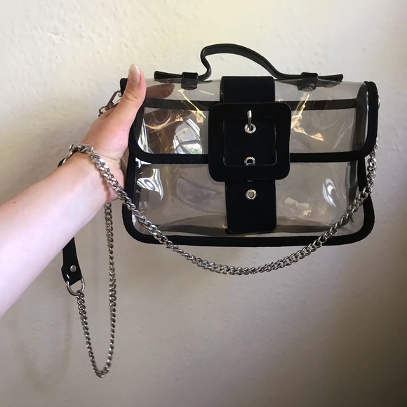 clear plastic handbags